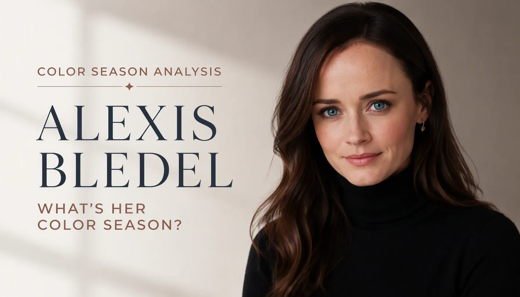 Alexis Bledel Colour Analysis: Bright Winter Season Confirmed