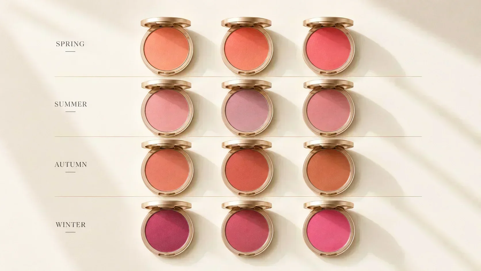 Best Blush Colours by Season — The Complete Guide