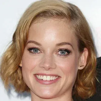 Jane Levy — Bright Spring celebrity example, warm golden-blonde hair and clear blue eyes