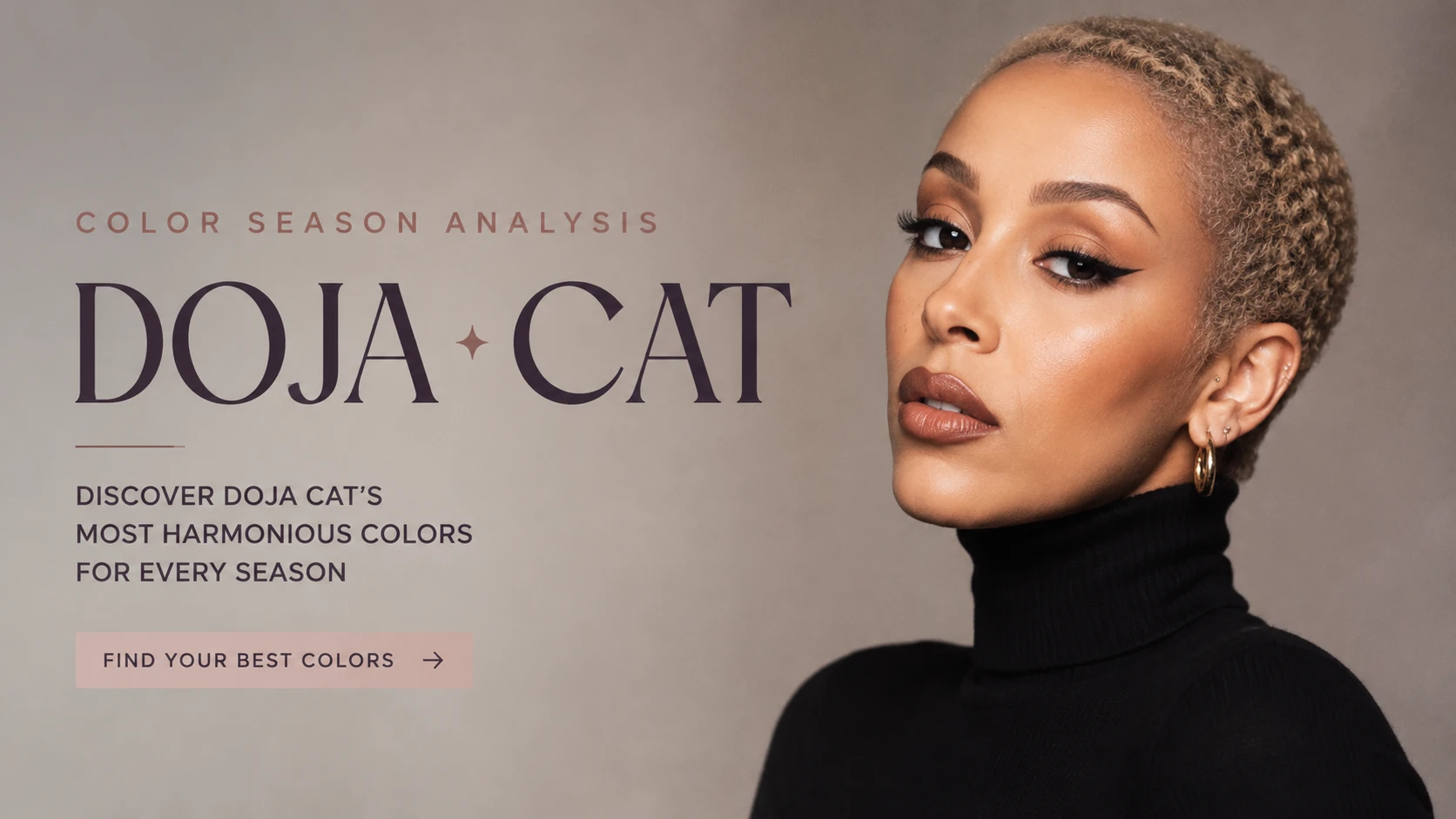 Doja Cat Colour Analysis: Why She's a True Autumn