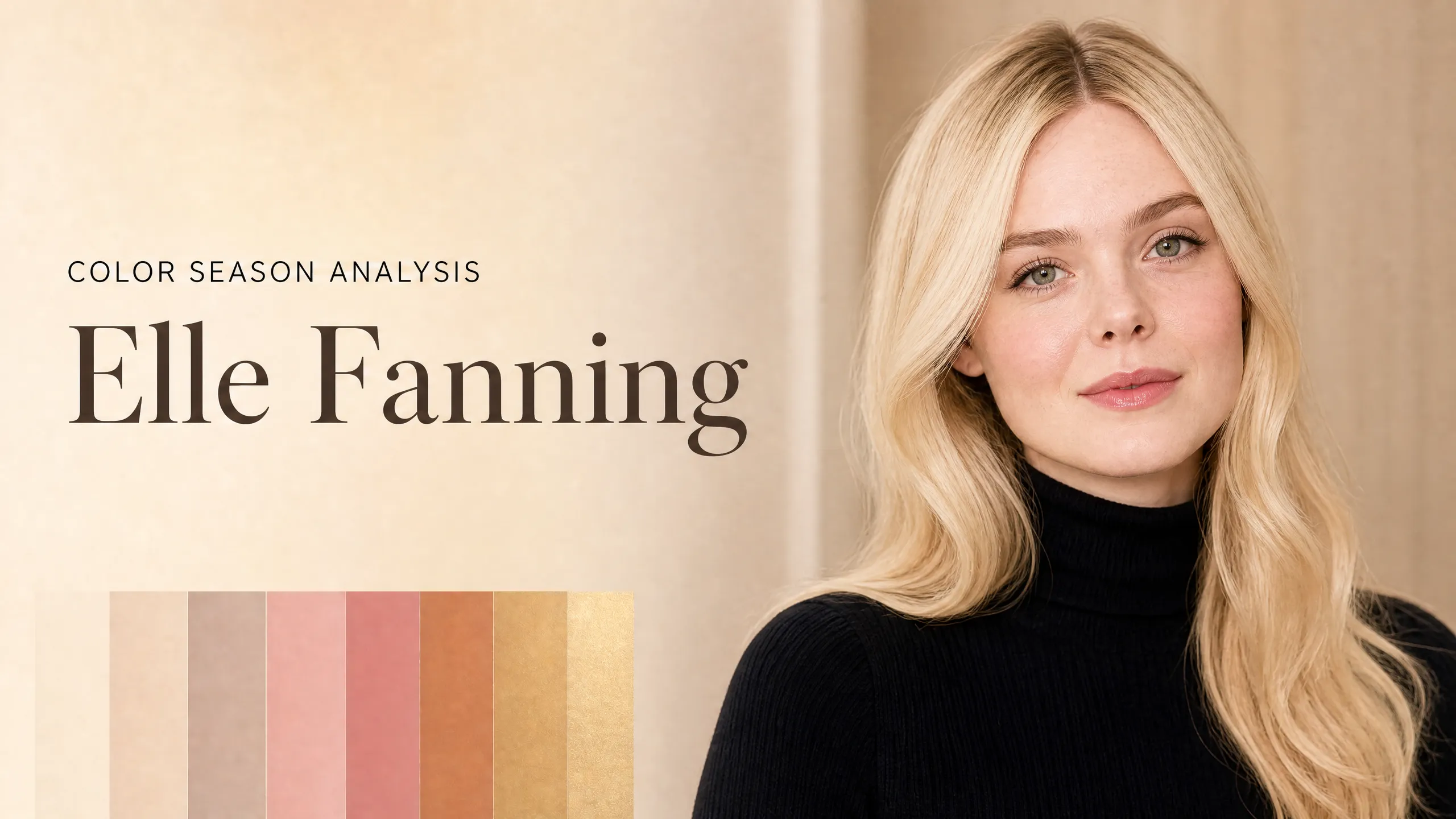 Elle Fanning Colour Analysis: Light Spring Season Breakdown