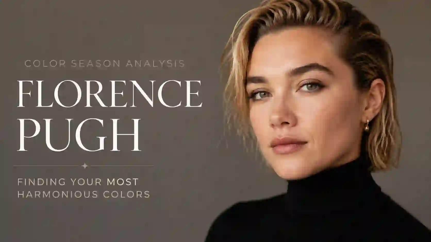 Florence Pugh Colour Analysis: Why She's a Soft Autumn