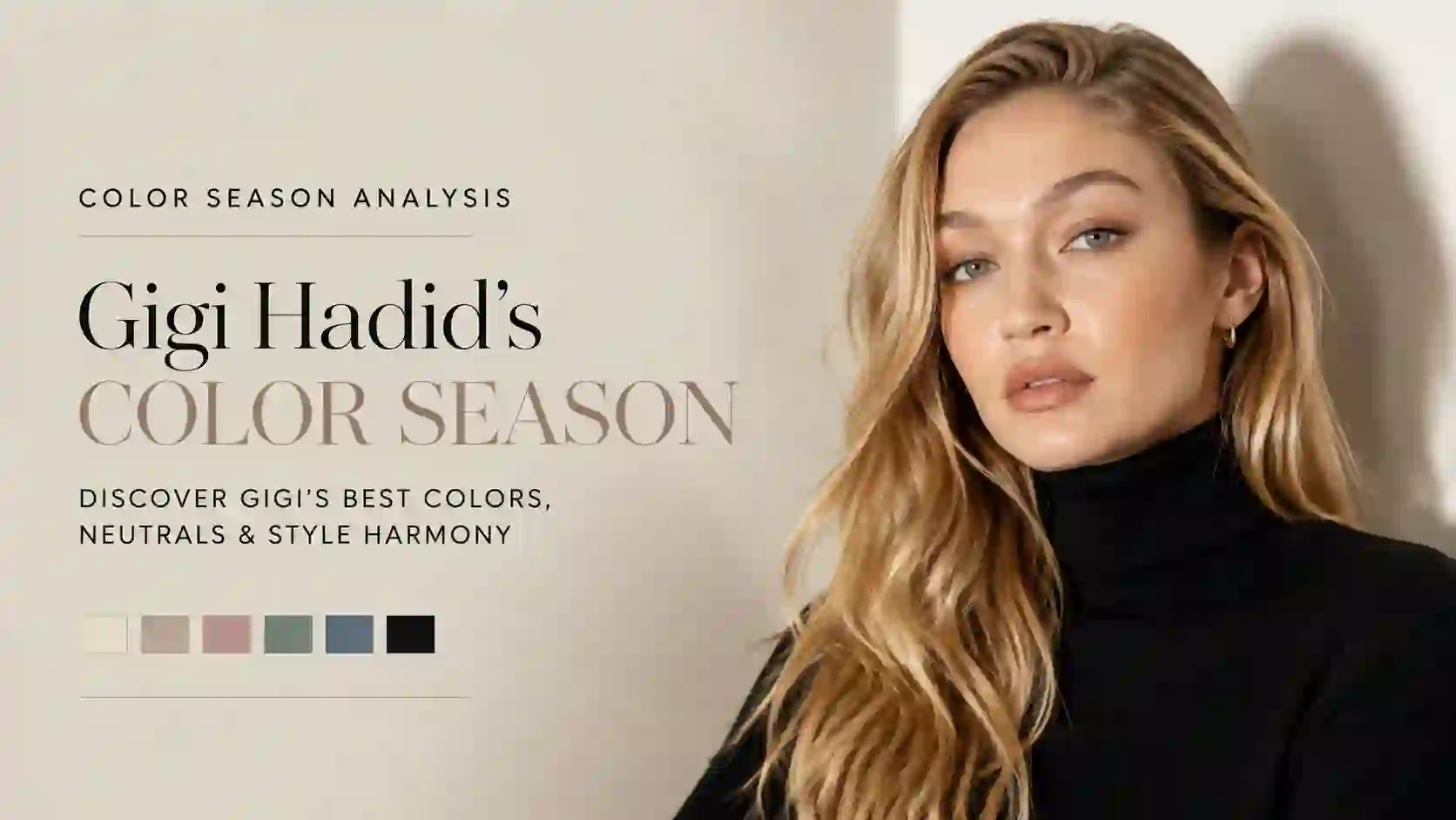 Gigi Hadid Colour Analysis: Is She a True Summer?