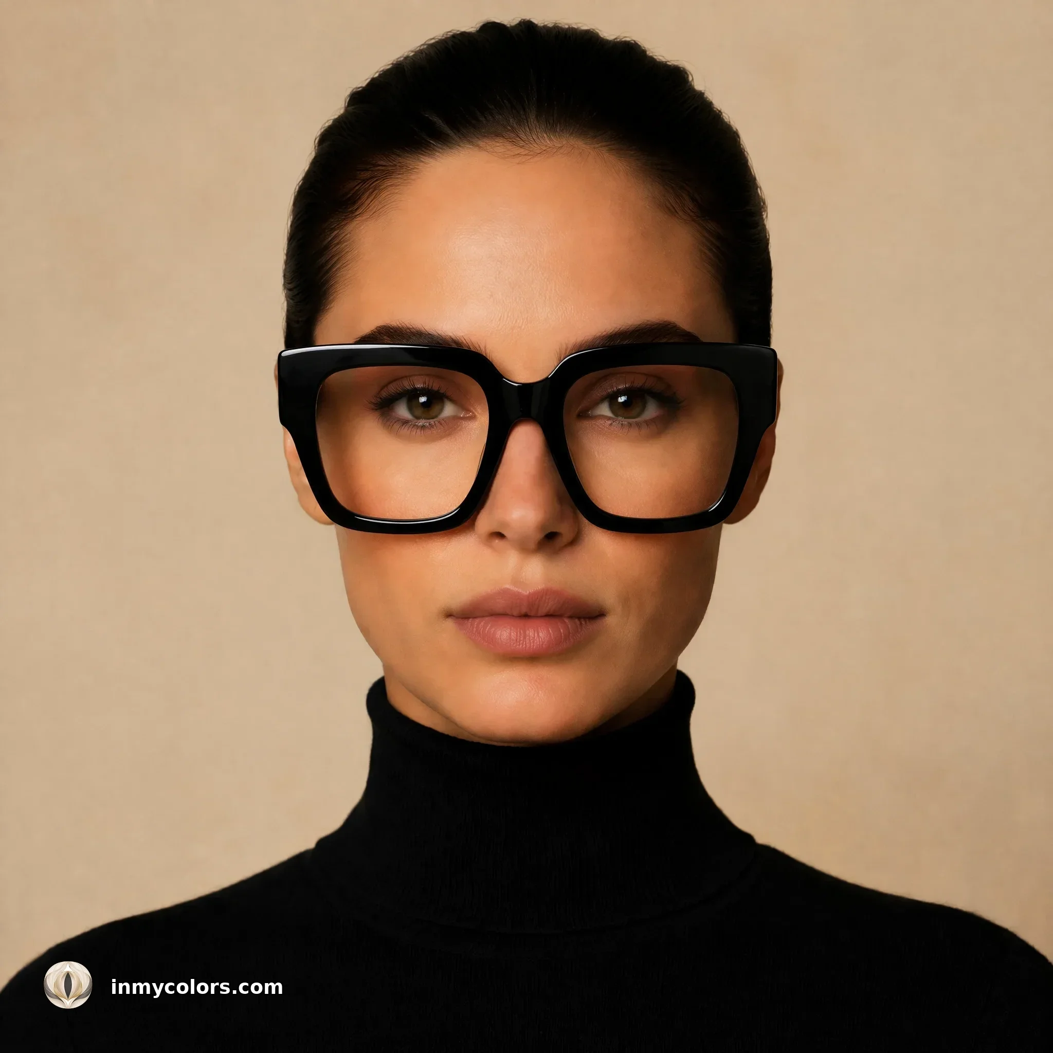 Oval face shape wearing oversized frames that extend beyond face width — what to avoid