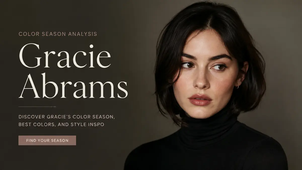 Gracie Abrams Colour Analysis: Why She's a True Autumn