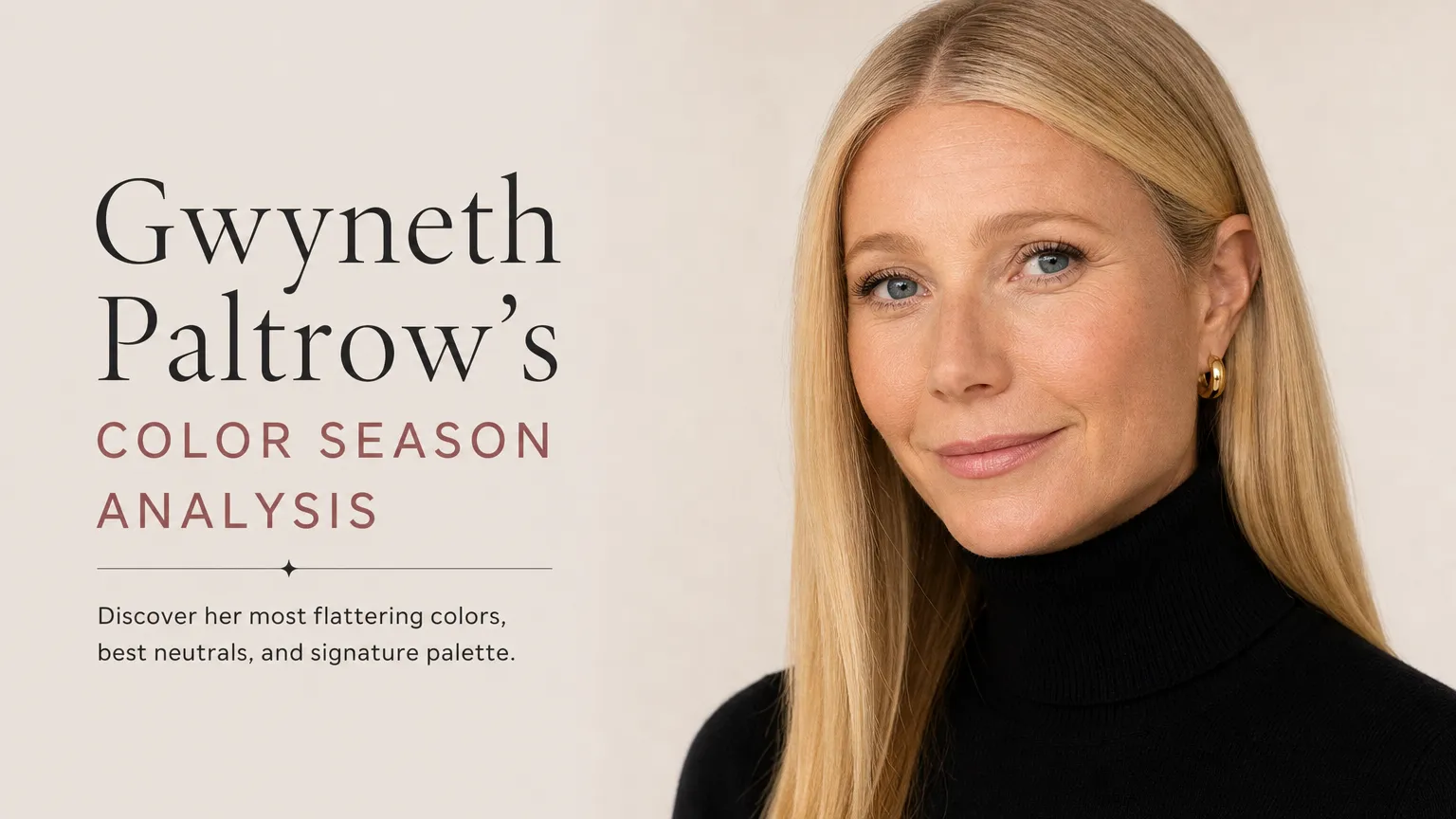 Gwyneth Paltrow Colour Analysis: Light Summer Season Breakdown