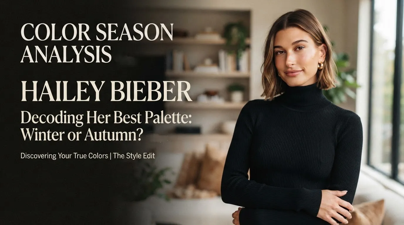 Hailey Bieber Colour Analysis: Soft Autumn Season Revealed