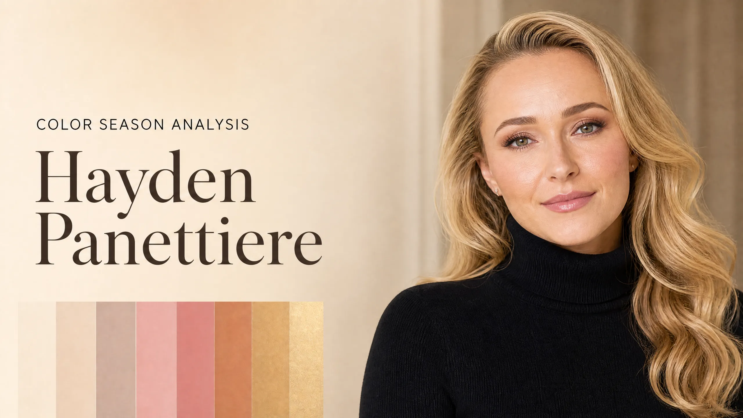 Hayden Panettiere Colour Analysis: Light Spring Season Confirmed