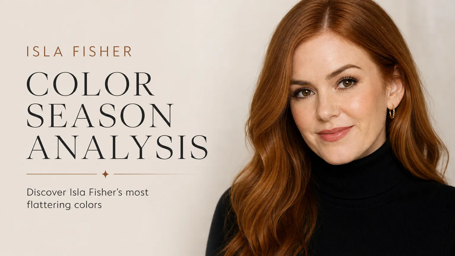 Isla Fisher Colour Analysis: Bright Spring Season Confirmed