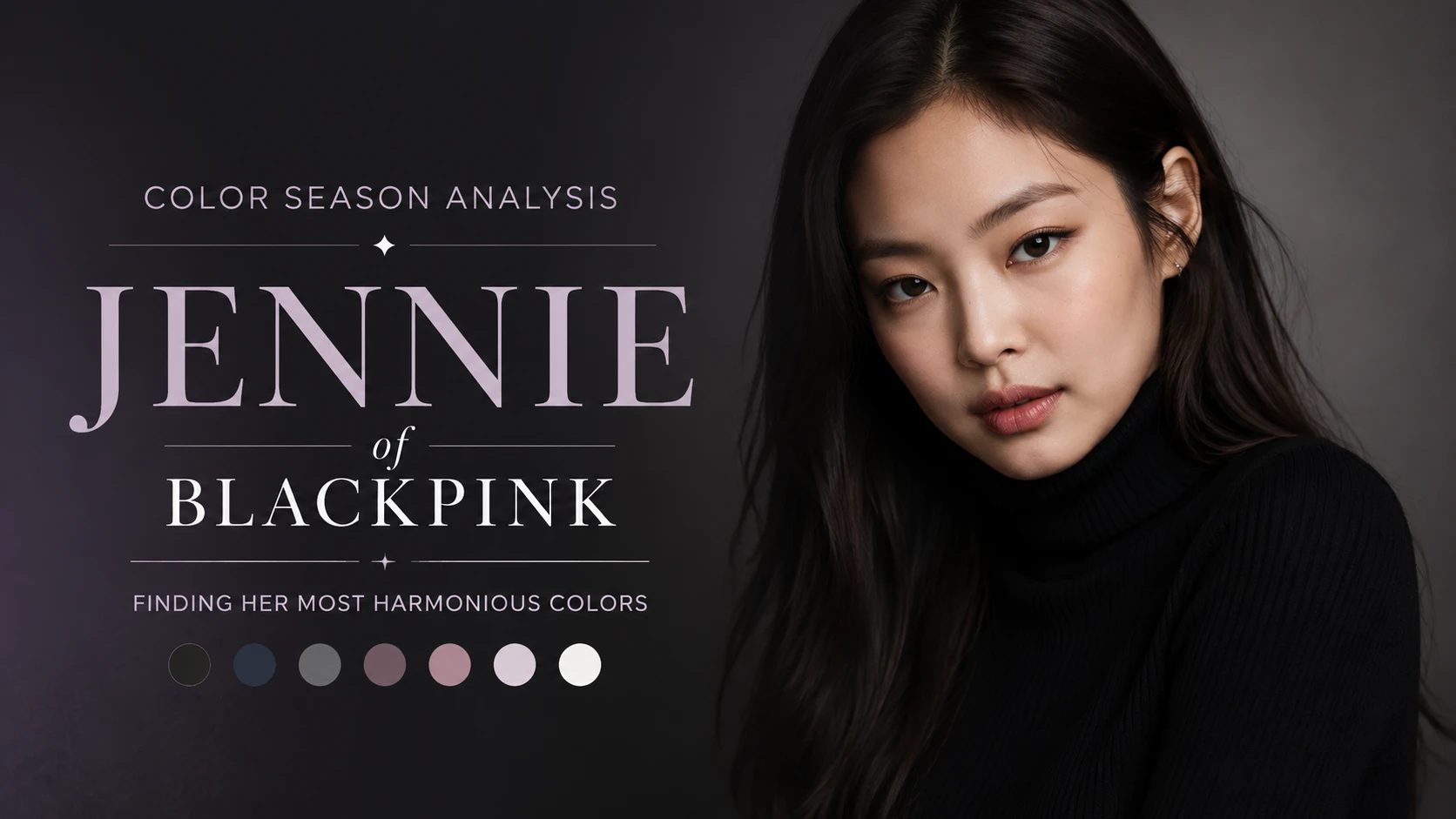Jennie (BLACKPINK) Colour Analysis: Why She's a Deep Winter