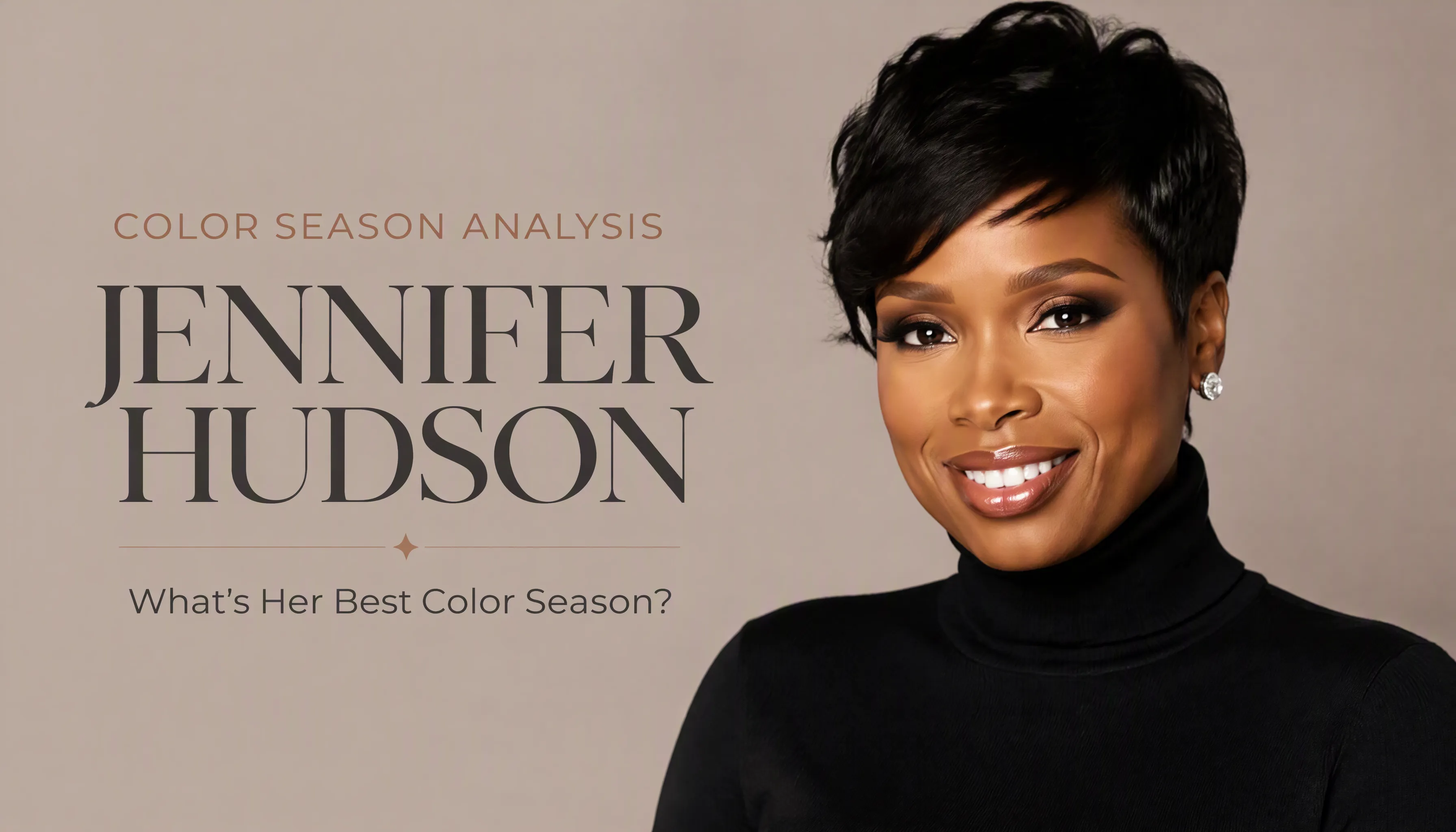 Jennifer Hudson Colour Analysis: Deep Autumn Season Confirmed