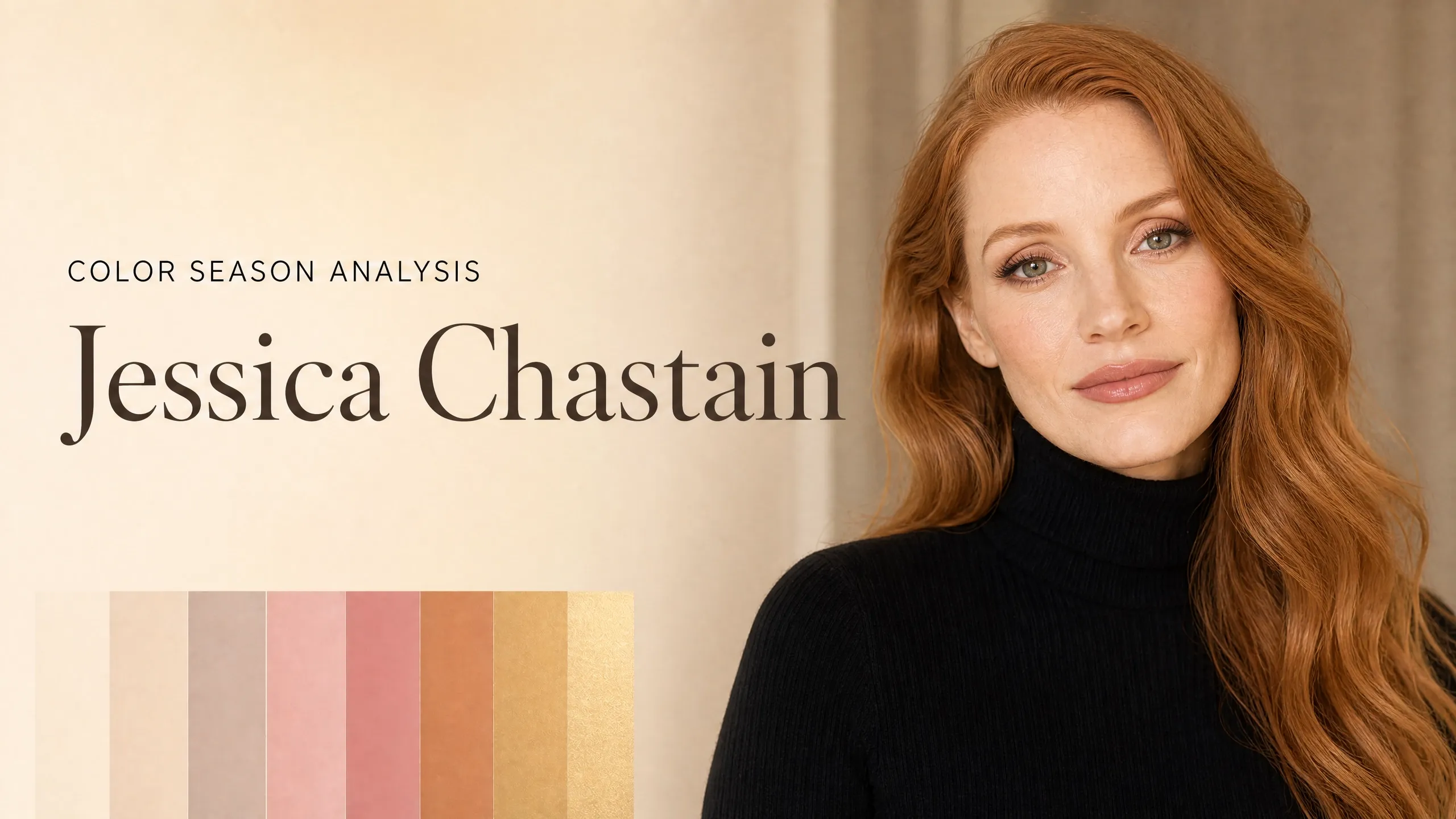 Jessica Chastain Colour Analysis: True Spring Season Confirmed
