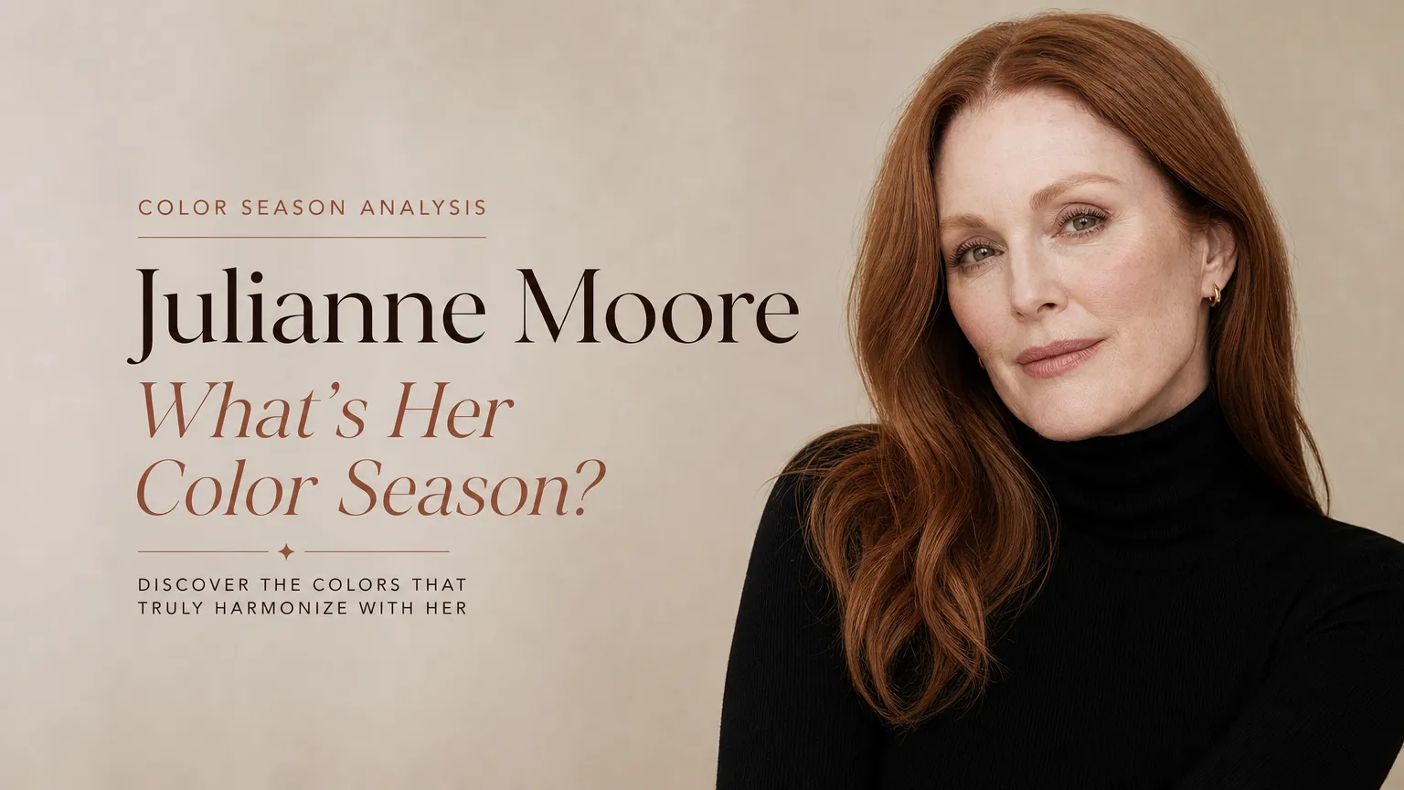 Julianne Moore Colour Analysis: True Autumn Season Revealed
