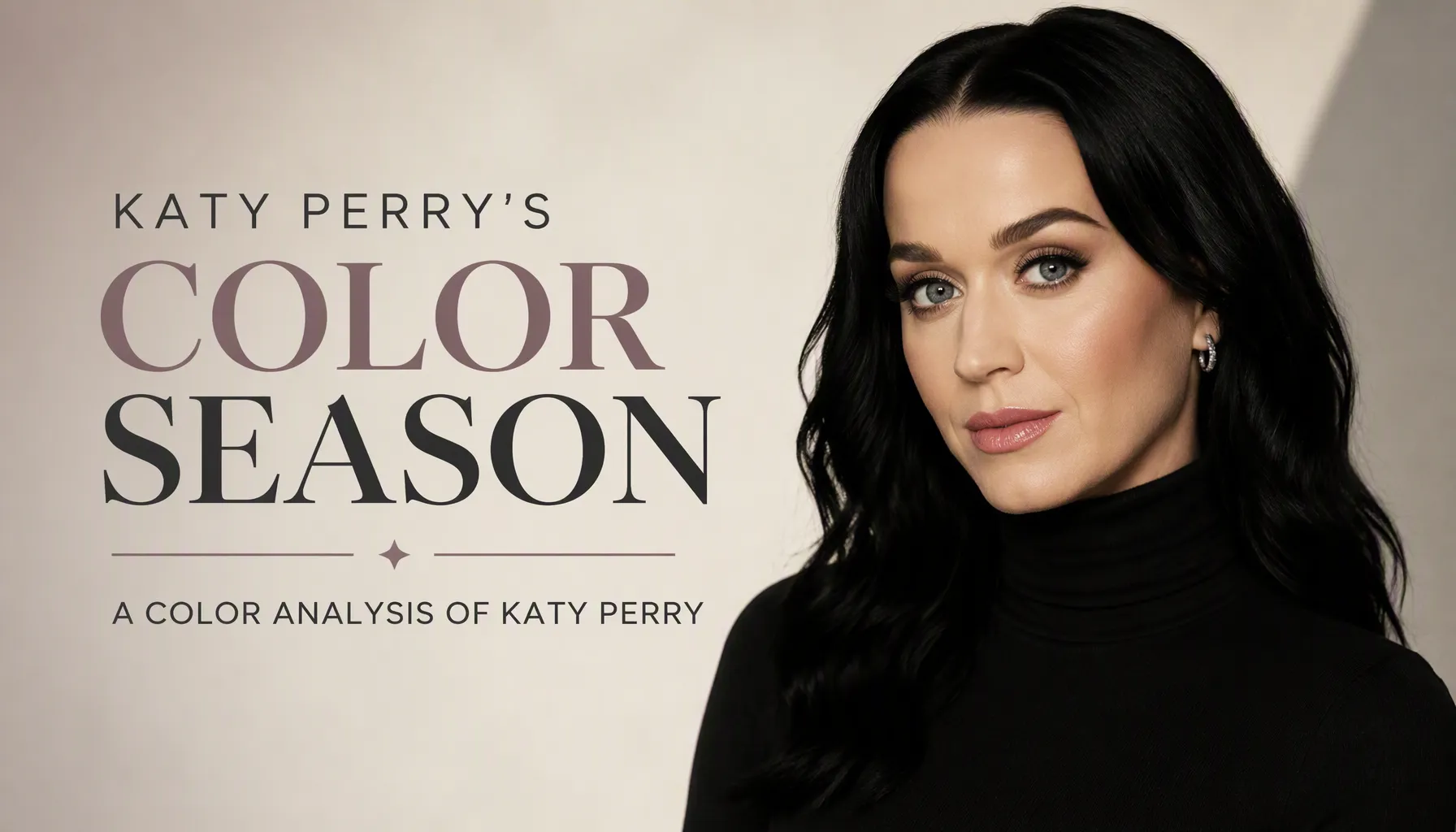Katy Perry Colour Analysis: Bright Winter Season Breakdown