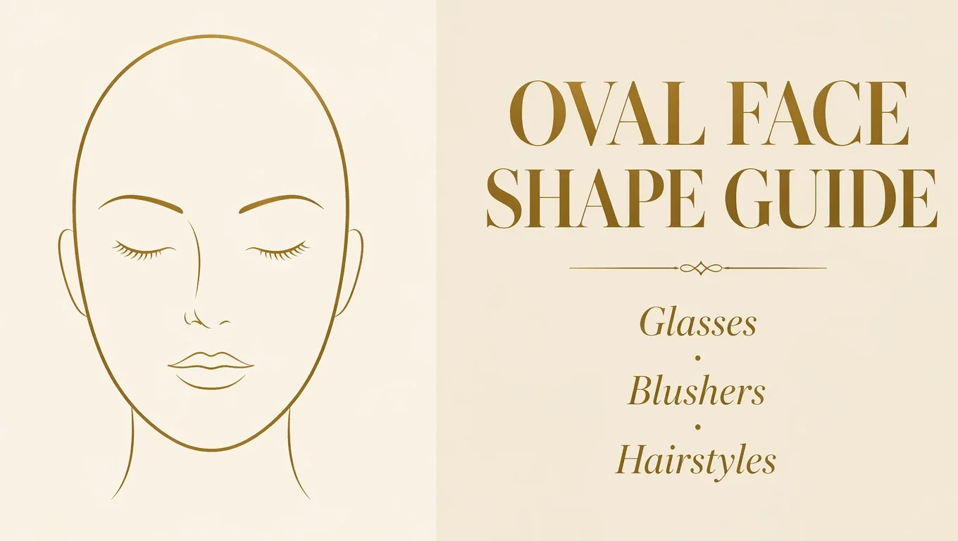 Oval Face Shape: The Complete Style Guide for Glasses, Blusher & Hair