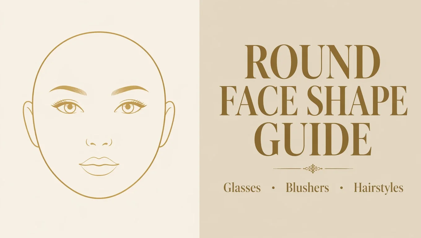 Round Face Shape: The Complete Style Guide for Glasses, Blusher & Hair