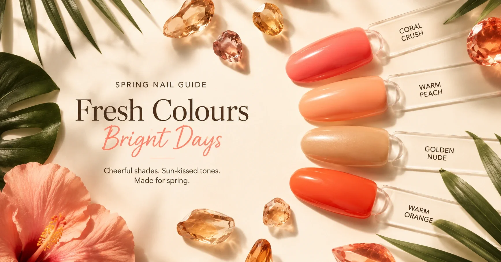 Nail Colours for Spring Seasons: Warm, Clear and Fresh