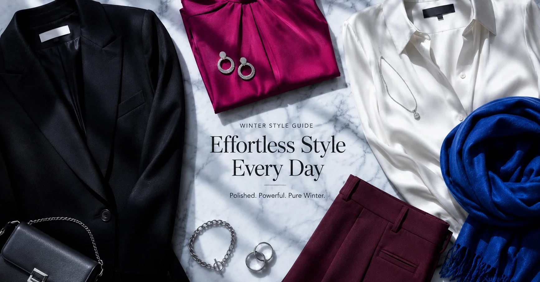 Winter Season Shopping Guide: How to Shop for Cool, Clear, High-Impact Colour