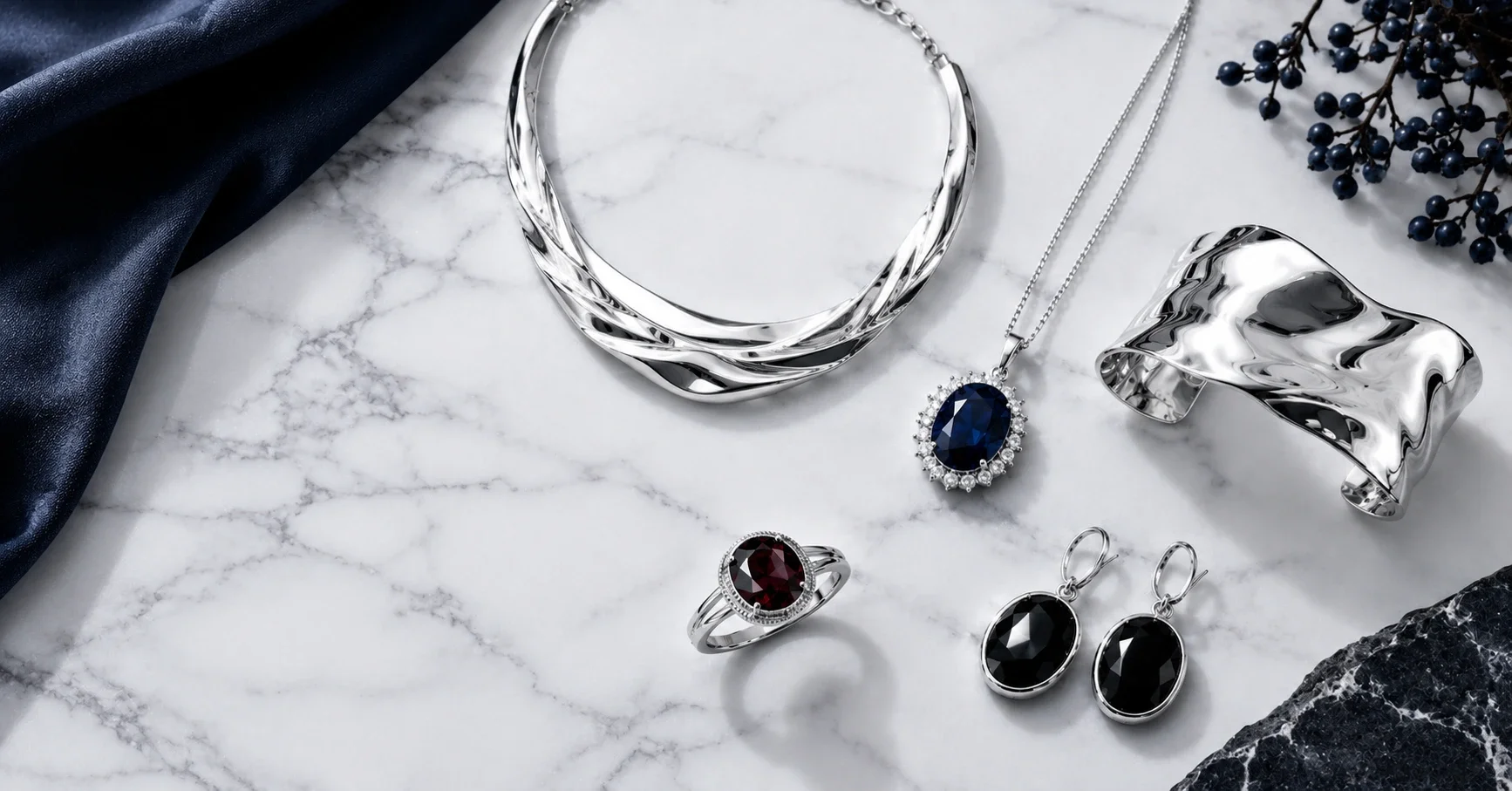 Jewellery for Winter Seasons: Silver, Vivid Gems and the Statement Piece