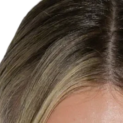 Witney Carson's hair — warm medium brown roots into golden blonde lengths